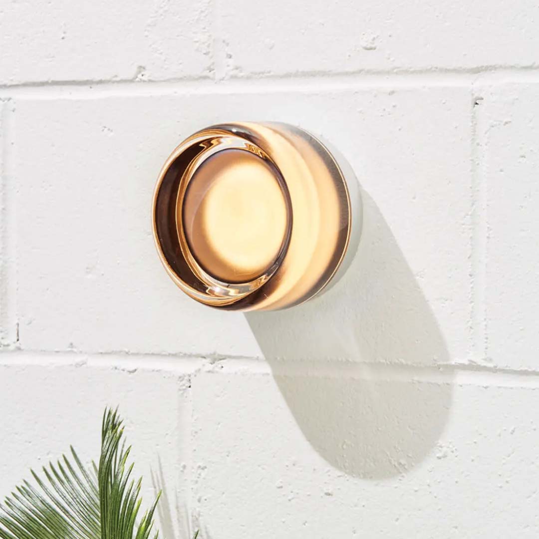 Modern Glass Round Wall Dimple Sconce LED Light