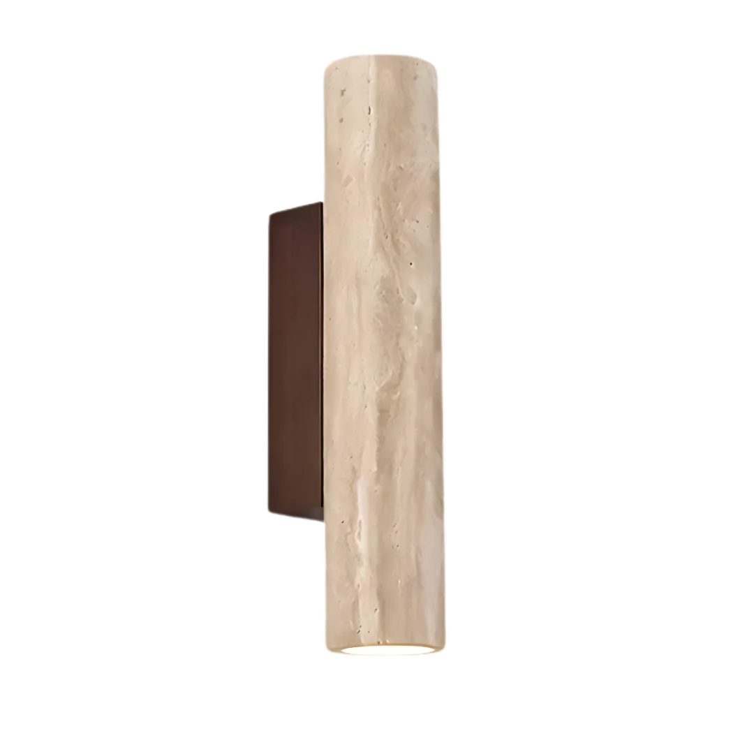 Modern Minimalist Marble Cylinder Wall Light