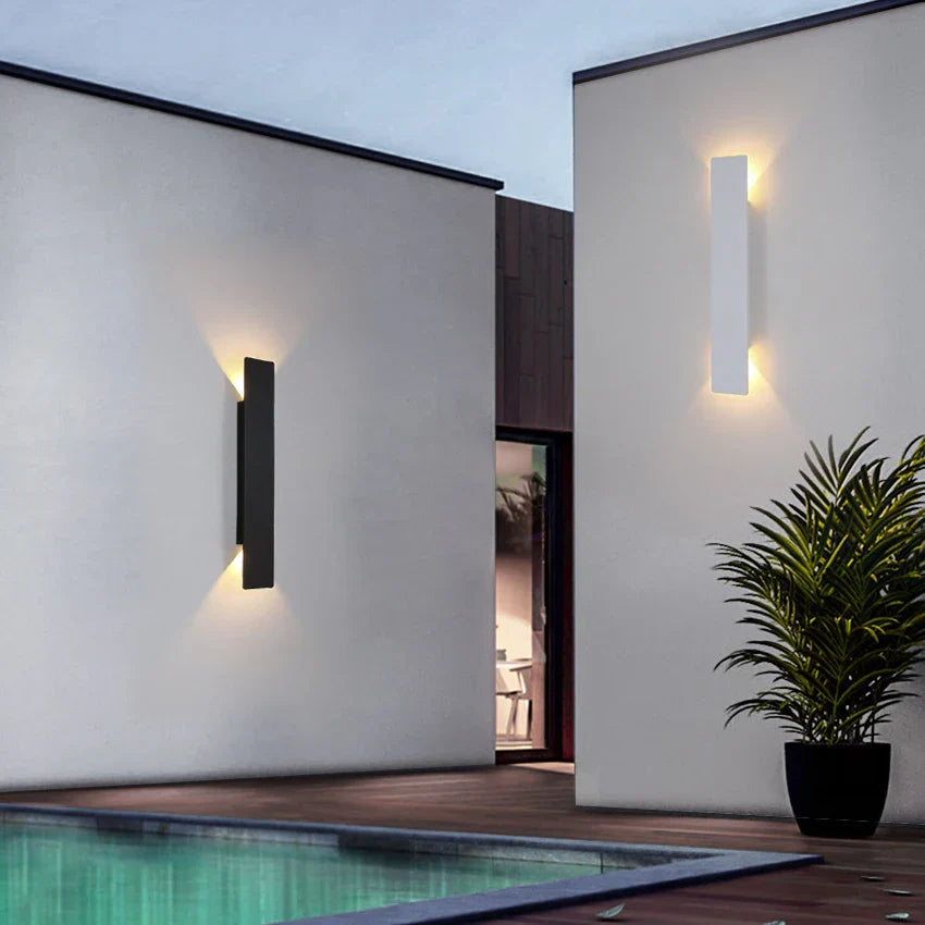 Modern Outdoor Wall LED Light