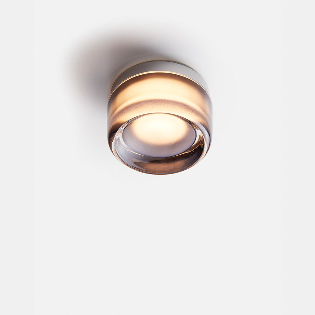 Modern Glass Round Wall Dimple Sconce LED Light