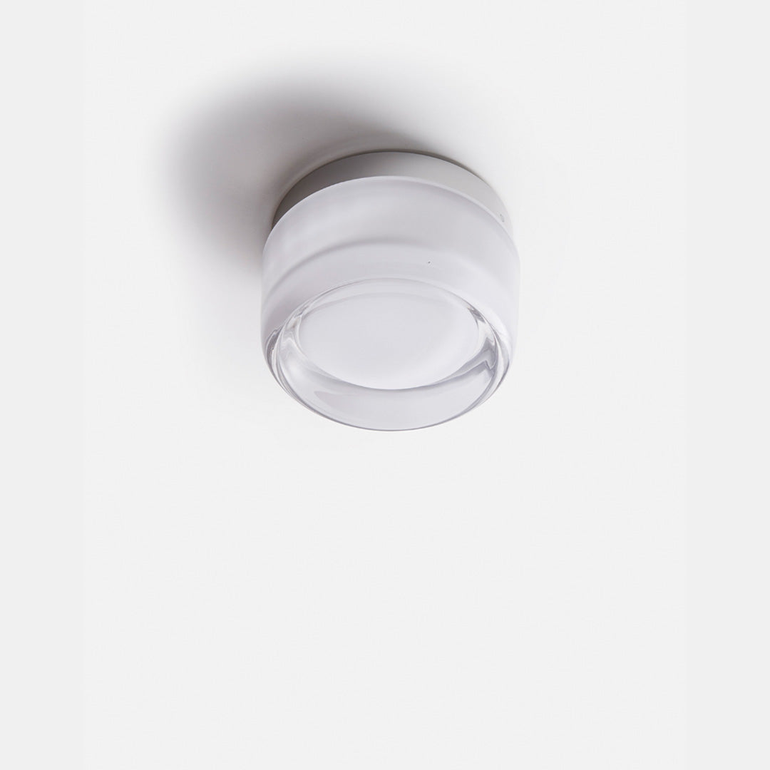 Modern Glass Round Wall Dimple Sconce LED Light